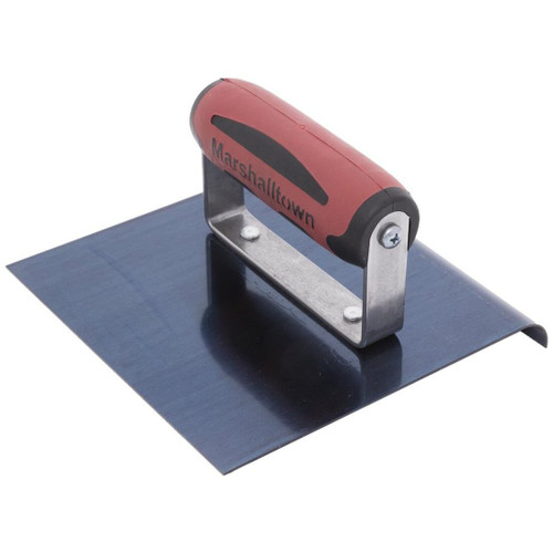 Marshalltown 162BD  Blue Steel 6" x 6" Straight Edger with 3/8" Radius and 1/2" Lip (14170) Image 3