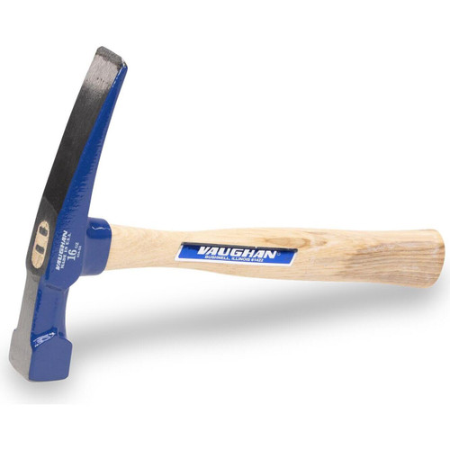 Vaughan 177-14  16-oz Bricklayers Hammer w/Carbide Chisel End with 11" Hickory Handle (BL16TC) Image 0