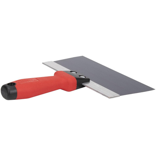 Wal-Board Tools 018-028  8" Blue Steel Blade Taping Knife with Tuff-Grip Handle (TG-08) (40047) Image 4