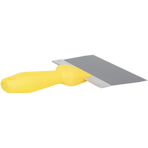 Wal-Board Tools 021-016  6" x 3" Blue Spring Steel Blade Taping Knife with Textured Handle (TH-06) (40073) Image 2