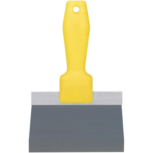 Wal-Board Tools 021-016  6" x 3" Blue Spring Steel Blade Taping Knife with Textured Handle (TH-06) (40073) Image 3