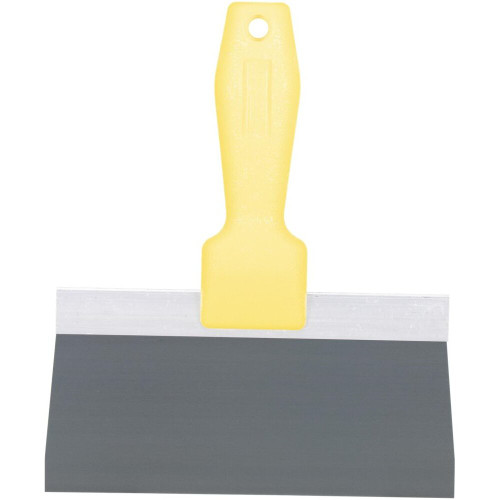 Wal-Board Tools 021-018  8" x 3" Blue Spring Steel Blade Taping Knife with Textured Handle (TH-08) (40074) Image 2
