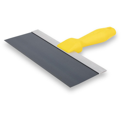 Wal-Board Tools 021-022  12" x 3" Blue Spring Steel Blade Taping Knife with Textured Handle (TH-12) (40076) Image 0
