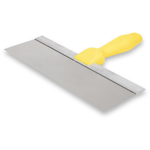Wal-Board Tools 021-044  14" x 3" Stainless Steel Blade Taping Knife with Textured Handle (THS-14) (40082) Image 0