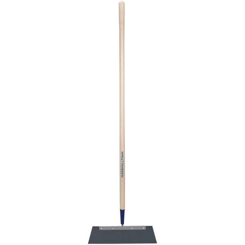 Wal-Board Tools 029-002  18" High Carbon Steel Floor Scraper with 57" Wood Handle (FS-4) (40114) Image 1