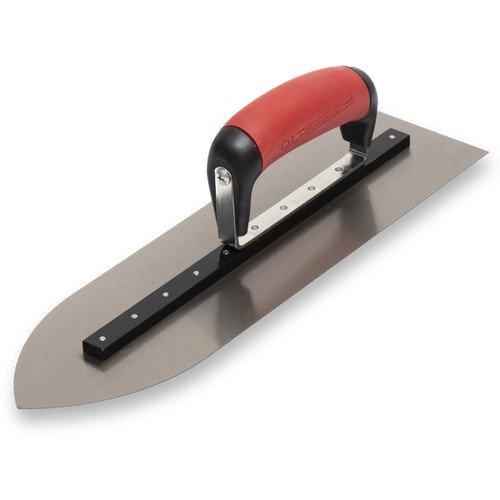 QLT by Marshalltown PFT14  14" x 4" Pointed Finishing Trowel with Soft D-Grip Handle (29179) Image 0