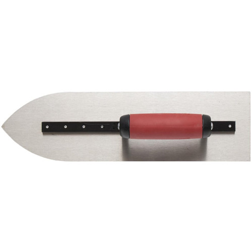 QLT by Marshalltown PFT14  14" x 4" Pointed Finishing Trowel with Soft D-Grip Handle (29179) Image 4
