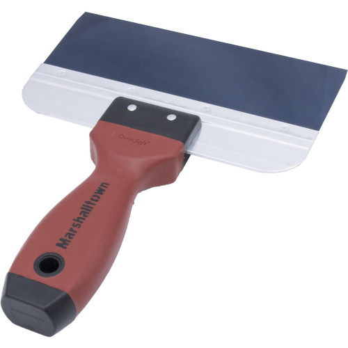 Marshalltown 3508D  8" x 3" Blue Steel Taping Knife with Dura Soft Handle (14337) Image 2