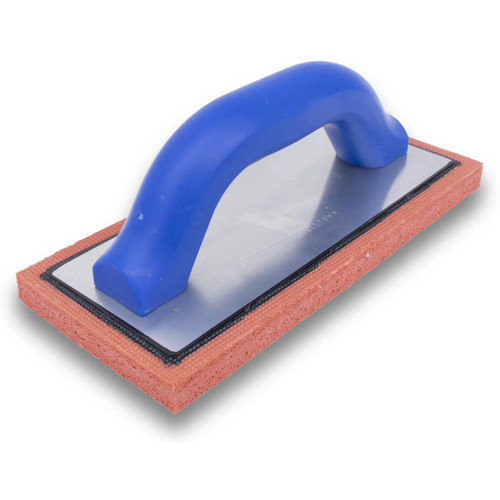 Marshalltown 39  9" x 4" Rubber Float with 5/8" Coarse Cell Pad and Plastic Handle (14406) Image 0