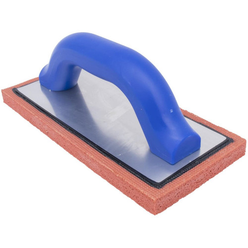 Marshalltown 39  9" x 4" Rubber Float with 5/8" Coarse Cell Pad and Plastic Handle (14406) Image 1