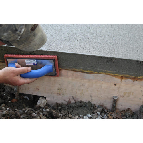 Marshalltown 39  9" x 4" Rubber Float with 5/8" Coarse Cell Pad and Plastic Handle (14406) Image 4