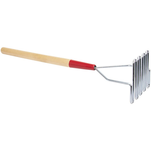 Wal-Board Tools 042-001  5" Square Steel Head Hand Masher / Mixer with 25" Wood Handle (MM-33) (40166) Image 1 Wal-Board Tools 042-001  5" Square Steel Head Hand Masher / Mixer with 25" Wood Handle (MM-33) (40166) Image 1