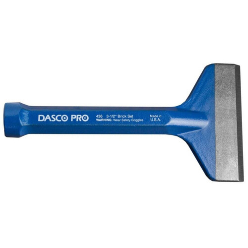 Dasco Pro 436-0  3-1/2" Cut Brick Set Chisel 7" Length Image 0