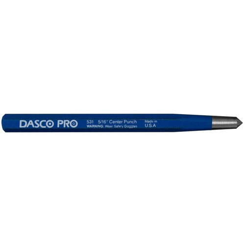 Dasco Pro 531-0  5/16" Point Center Punch 4-1/2" Length Image 0