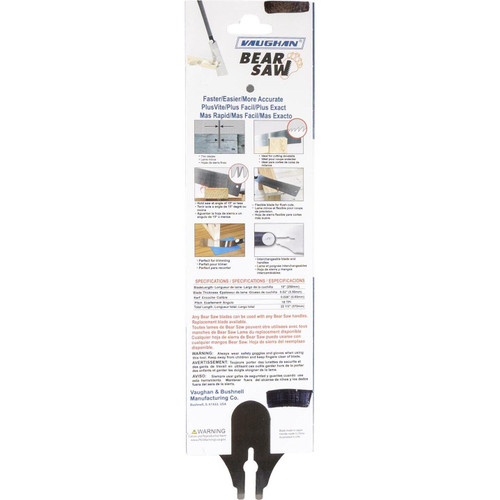 Vaughan 569-32  Replacement Blade for Bear Saw 10" x 18 & Graduated-TPI Pull Saw BS250D (250RBD) Image 5