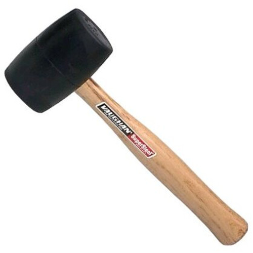 Vaughan 574-31  20-oz Black Solid Rubber Mallet with 10-5/8" Hardwood Handle (RM2B) Image 0