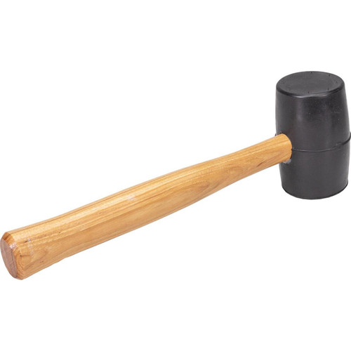 Vaughan 574-31  20-oz Black Solid Rubber Mallet with 10-5/8" Hardwood Handle (RM2B) Image 2