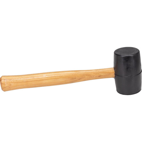 Vaughan 574-31  20-oz Black Solid Rubber Mallet with 10-5/8" Hardwood Handle (RM2B) Image 4