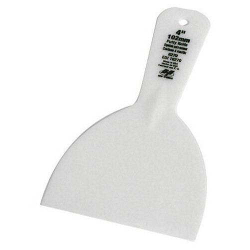 QLT by Marshalltown 6270  4" Flexible Tapered Plastic Putty Knife (16270) Image 0