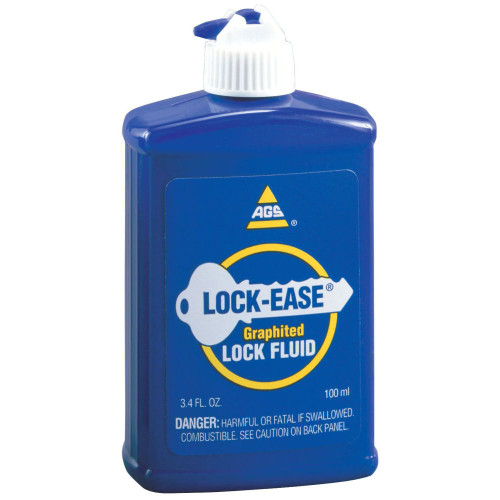 AGS Company LE-4  Lock-Ease Graphite Lock Lubricating Fluid 3.4 oz bottle Image 0