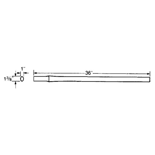 Vaughan 673-62  36" Sledge Hammer / Maul Replacement Handle Oval Eye for upto 16-lb - Supreme Grade (67362) Image 1