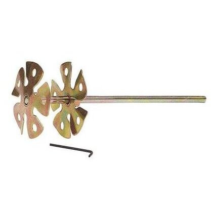 Wal-Board Tools 81-004  2-1/2" Two Wheel Power Mixer with 1/4" Shaft and 11" Length Image 0