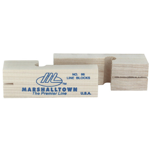 Marshalltown 86  3-3/4" Wood Line Blocks - 1 Pair per Package (16506) Image 0 Marshalltown 86  3-3/4" Wood Line Blocks - 1 Pair per Package (16506) Image 0
