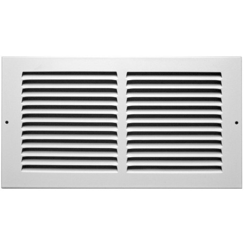 Accord ABRGWH126  White Return Air Grille with 1/2" Spaced Fins for 12" x 6" Duct Opening Image 0