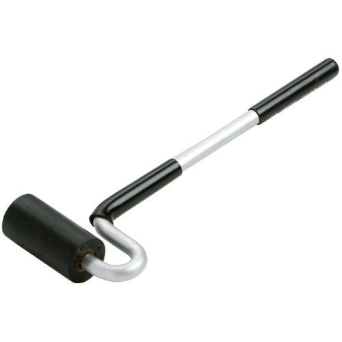 Beno J Gundlach J200B  Black 'J' Roller for Plastic Laminate - 1-1/2" x 3" Roller, 12-1/2" Length Image 0