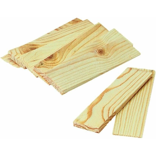 Nelson Wood Shims DIY Bag 6-inch x 1-1/2 inch Wood Shims - 9 Shims per Package Image 1