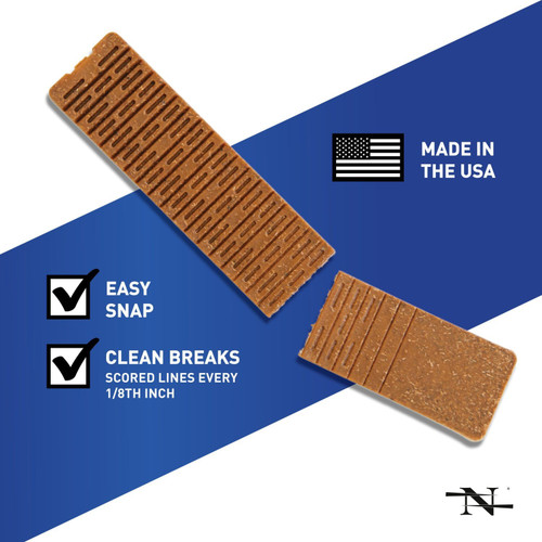 Nelson Wood Shims 8 Inch Lined Composite Wood Shims - 12 per Package Image 3
