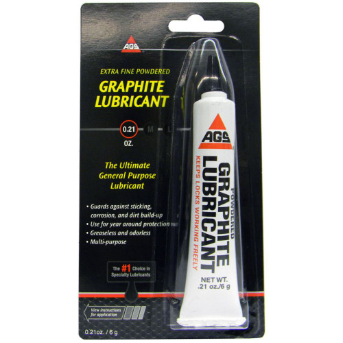 AGS Company MZ-2  Graphite Extra Fine Powdered Lubricant 0.21 oz Tube Image 0