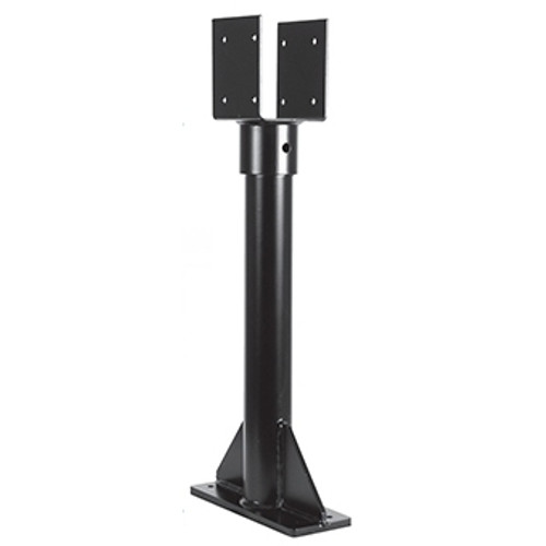 SkyLift SK24-HD3.5  24" Heavy Duty SkyLift Roof Riser with 3-1/2" Saddle  - Black Image 0