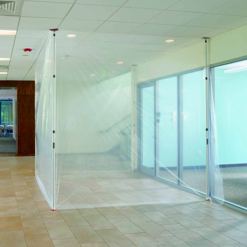 ZipWall SLP4  12' Spring-Loaded Poles for Dust Barriers - 4-per Package Image 2