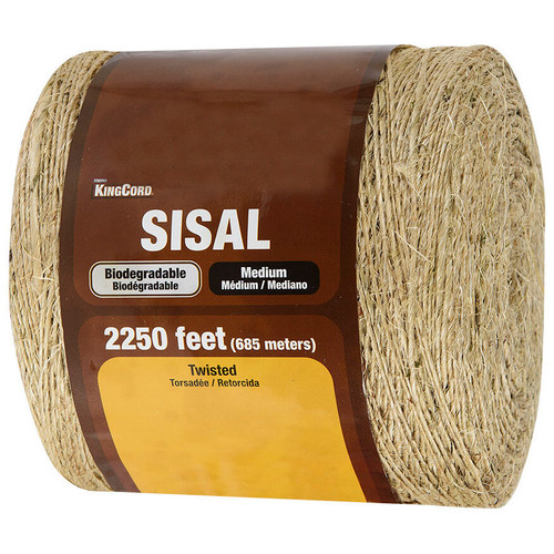 KingCord 300601BGV1  2250' Natural Sisal Twisted Twine Image 0