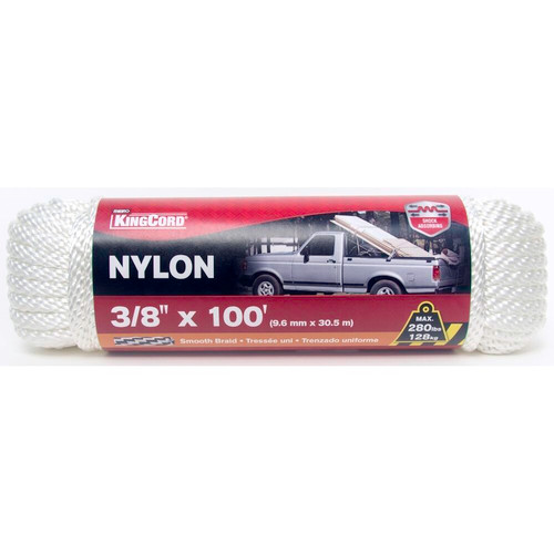 KingCord 302141BGV1  3/8" x 100' Solid Braid Nylon Rope  Image 0