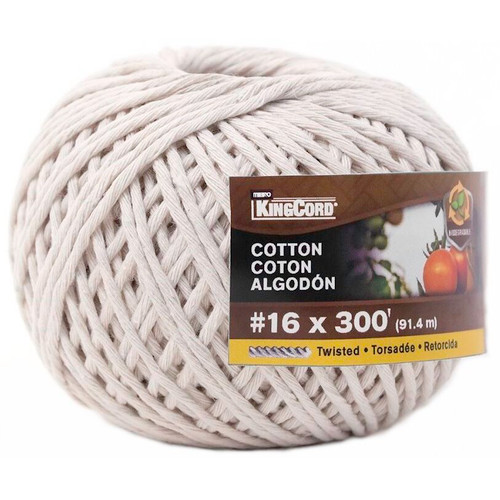 KingCord 400611BGV1  #16 x 300' Twisted Cotton Rope Image 0