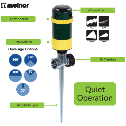 Melnor 15404  4-Pattern Turbo Rotary Sprinkler Image 4