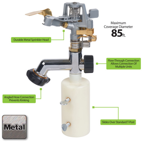 Melnor 15549  Pulsating T-Post Sprinkler Image 3