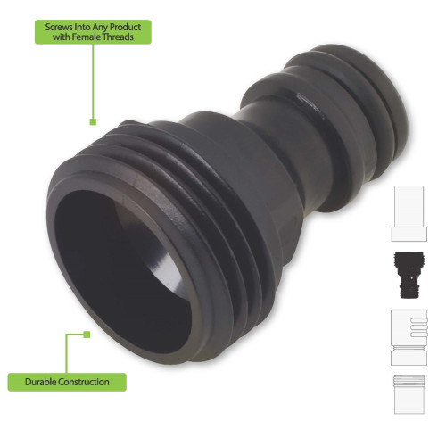 Melnor 1MQC  Male to Male QuickConnect Adapter for Standard Watering Tools Image 2