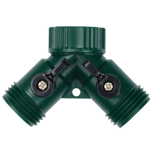 Melnor 313S  2-Way Hose Valve with Shut Off Valve Image 0