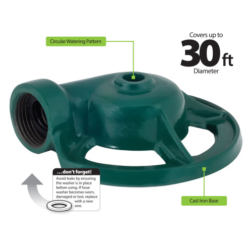 Melnor 702-6  Cast Iron Circular Spot Sprinkler Image 1