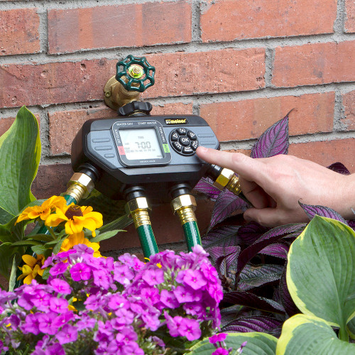 Melnor 73280  HydroLogic 4-Zone Digital Water Electronic Hose Timer Image 1
