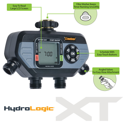 Melnor 73280  HydroLogic 4-Zone Digital Water Electronic Hose Timer Image 3