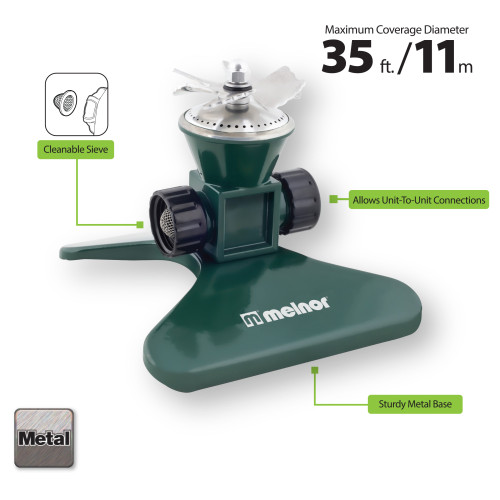 Melnor 7800  Metal Square Pattern Sprinkler Image 3