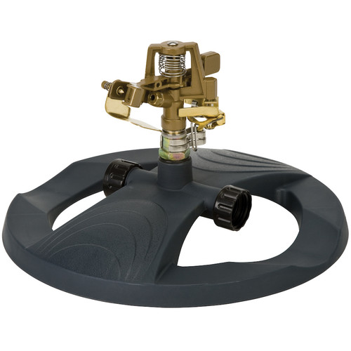 Melnor 9538  Metal Pulsating Sprinkler with Weighted Base Image 0