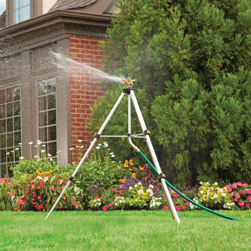 Melnor 9620-8  Metal Pulsating Sprinkler with Tripod Image 3