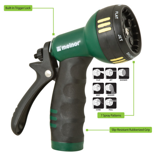 Melnor T101  7-Pattern Rear Trigger Nozzle Image 1