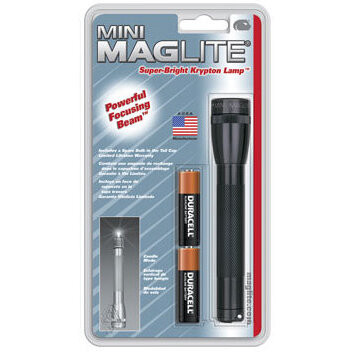 MagLite M2A016  2-AA Mini MagLite Flashlight - Black (104-567) Image 3