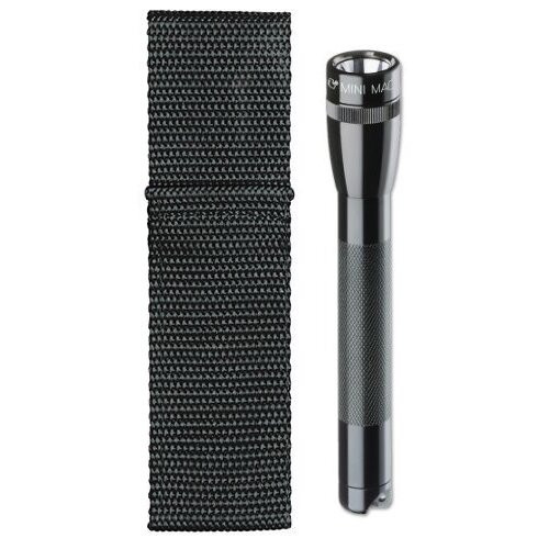 MagLite M2A01H  2-AA Mini MagLite Flashlight with Holster - Black (106-720) Image 0
